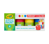 Crayola Acrylic Paint - Primary Colours