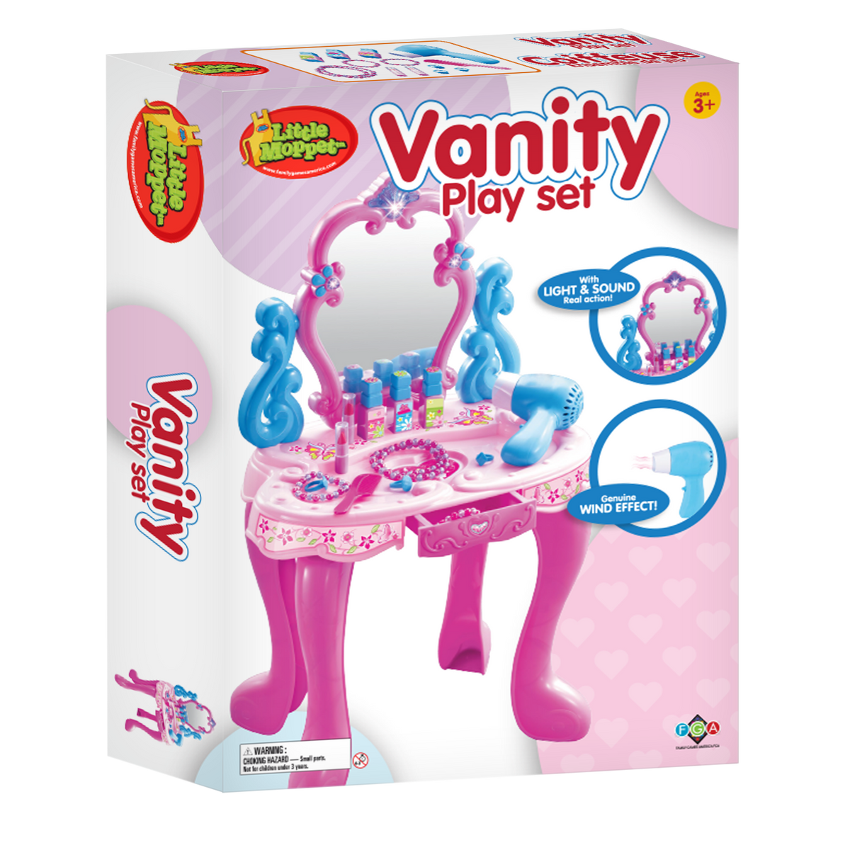 NEW! Little Moppet Vanity Play set with Light and Sound! Experience