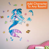 Mermaid Interactive Wall Decal with AR