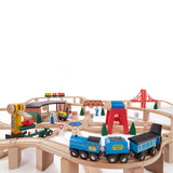 Wooden Railway Set