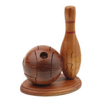Wooden Bowling Puzzle