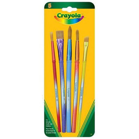 Crayola Premium Paint Brushes - 5pk