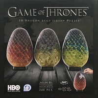 Game of Thrones 3D Dragon Eggs Jigsaw - Set of 3
