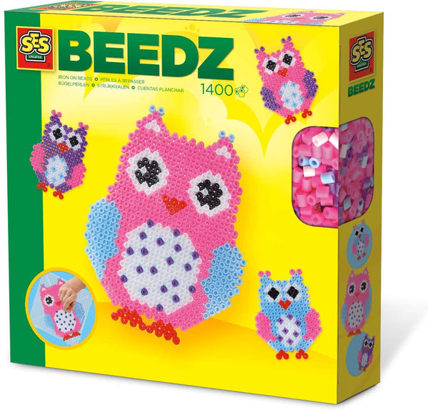 SES, Iron-on beads Owl - Ages 5 to 12