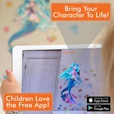 Mermaid Interactive Wall Decal with AR