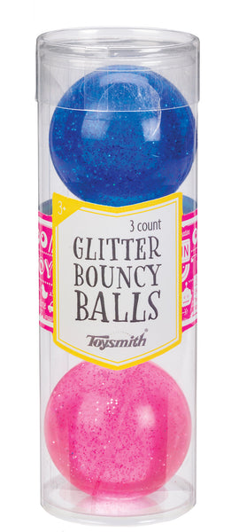 Glitter Bouncy Balls (3 Pack - Medium)